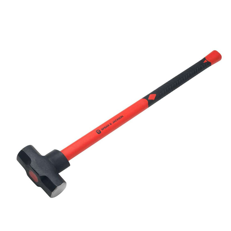 Double Faced Sledge Hammer with Non-Slip Handle 14 lb.